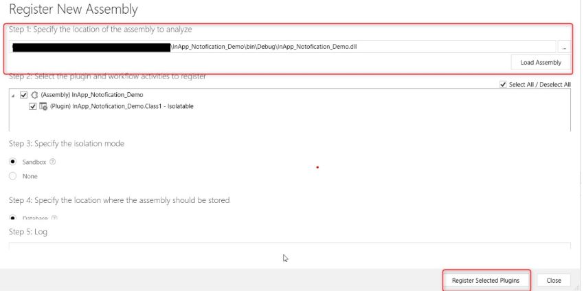 register new assembly